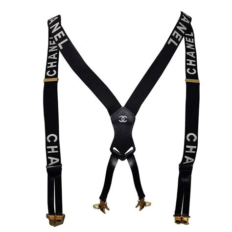 faux Chanel suspenders